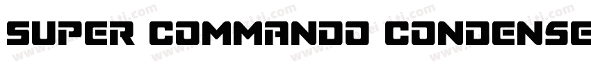Super Commando Condensed字体转换